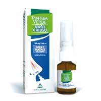Tantum Verde Naso Chiuso Spray 15ml - Decongestionante Nasale per Riniti, Faringiti e Sinusiti Tantum Verde Naso Chiuso Spray 15ml - Decongestionante Nasale per Riniti, Faringiti e Sinusiti