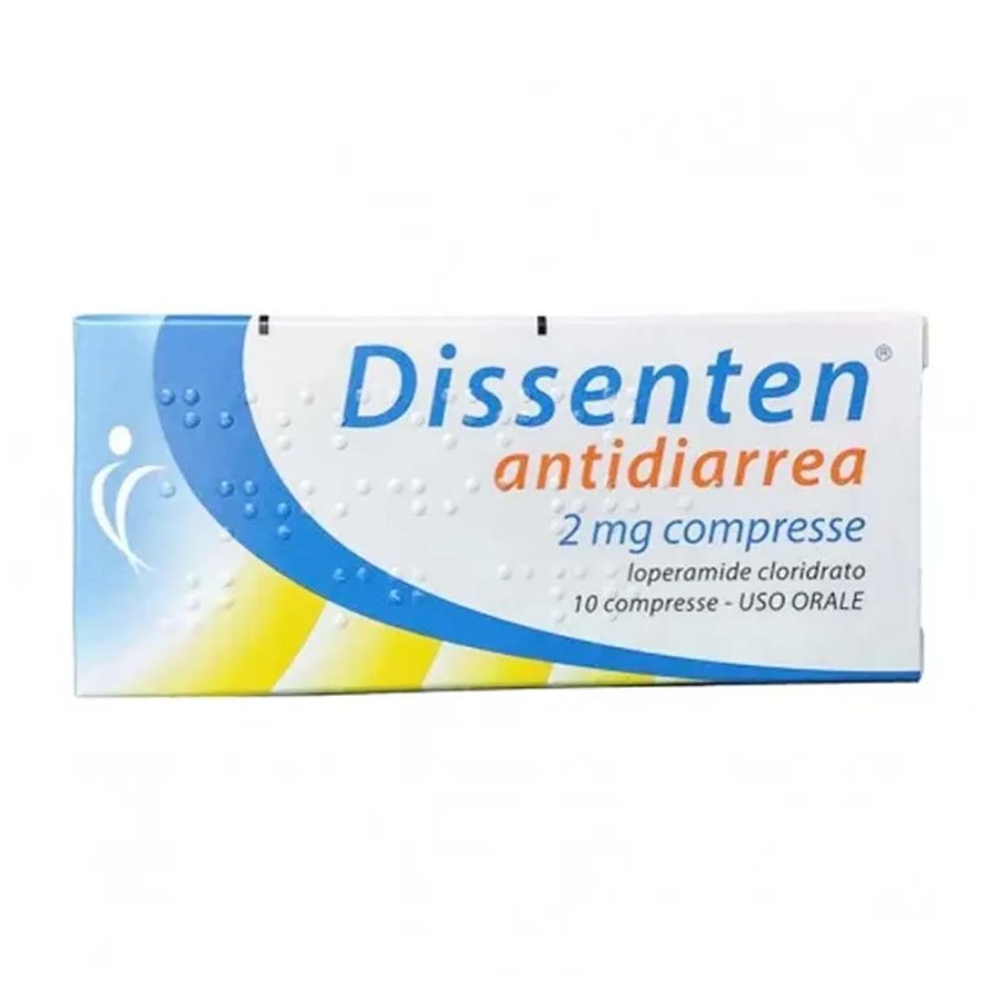 Dissenten, Antidiarrea 2 mg, 10 Compresse