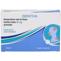 Ketoprofene Sale Di Lisina Zentiva Orale Granulato 12 Bustine 40 mg - Trattamento per il Dolore
