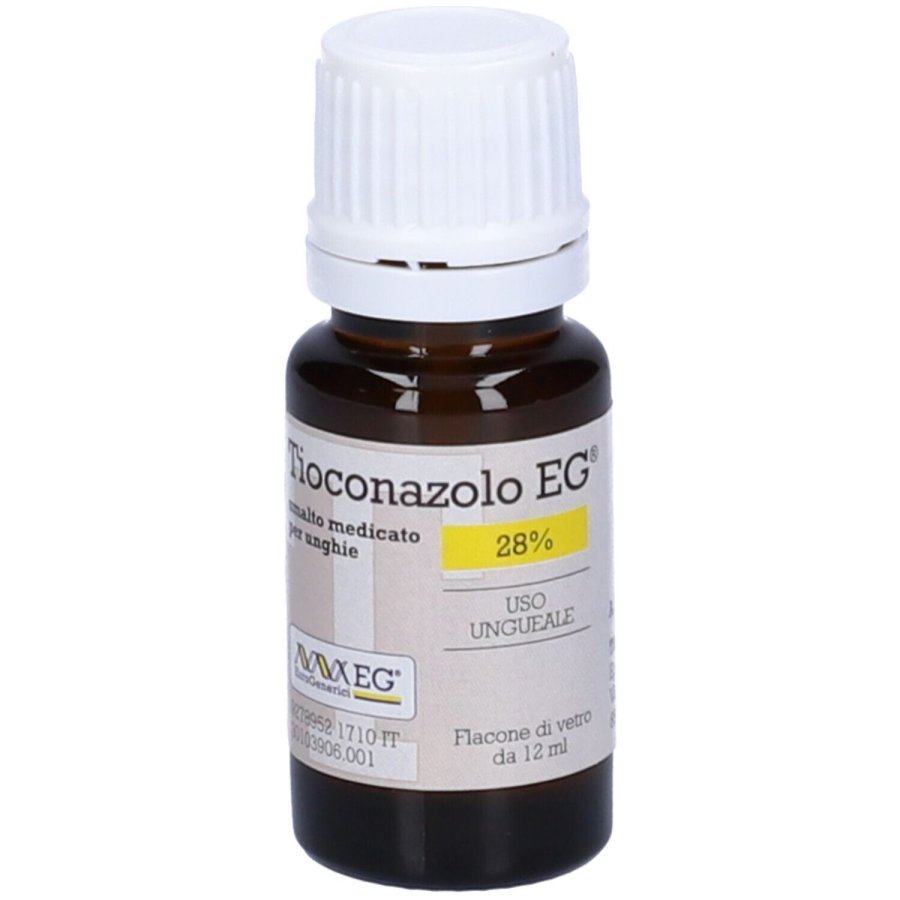 Tioconazolo EG 28% Smalto Medico per Unghie, 12 ml