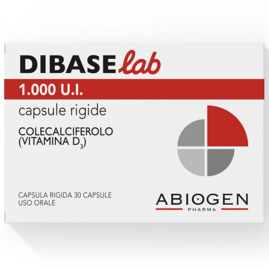 Abiogen Pharma, DibaseLab 1000 UI, 30 Capsule 