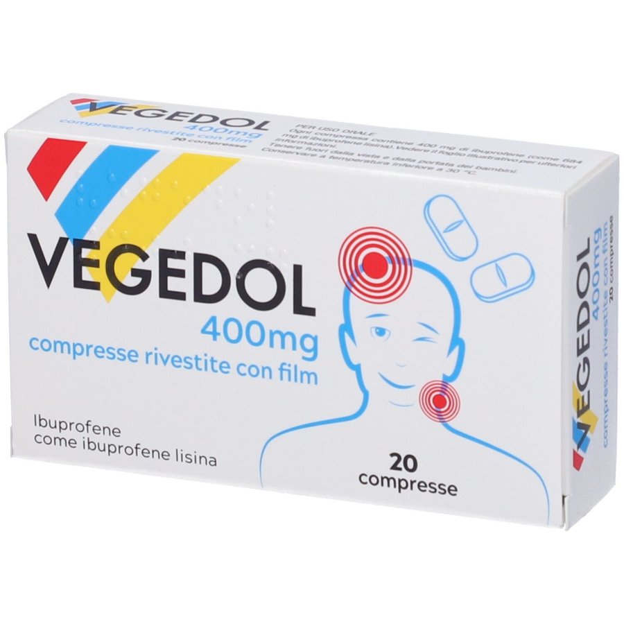 Vegedol 400 mg, 20 Compresse