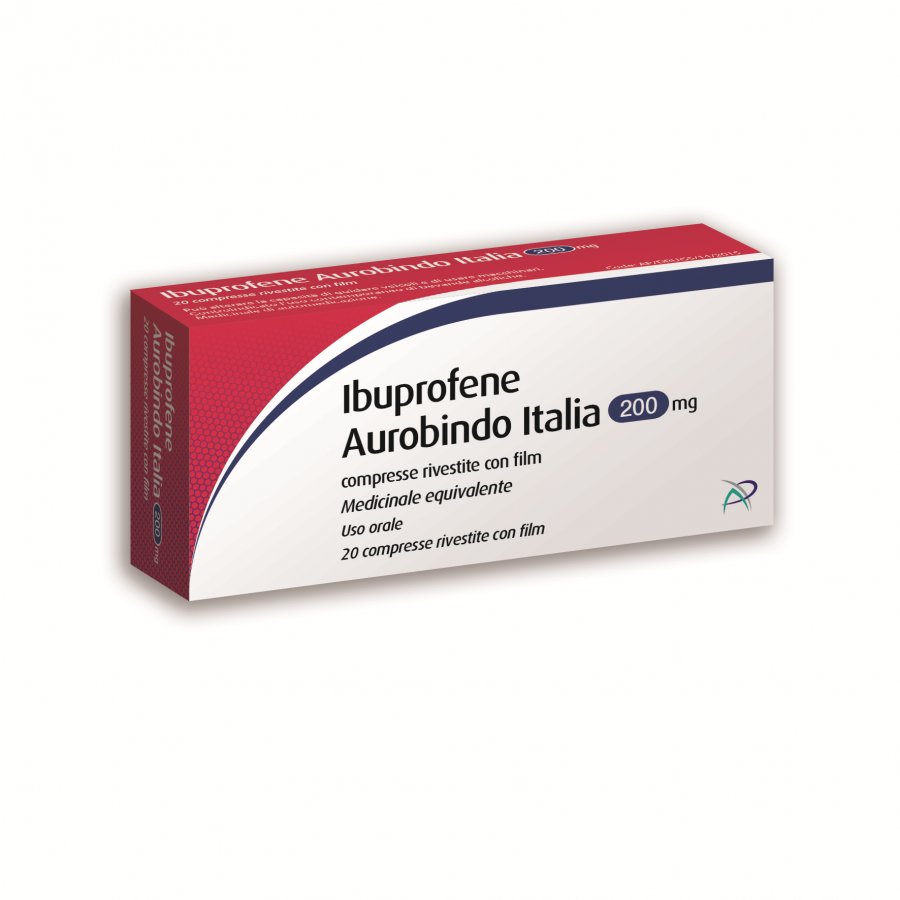 Ibuprofene Auribondo 20 Compresse Rivestite 200mg - Aurobindo Pharma