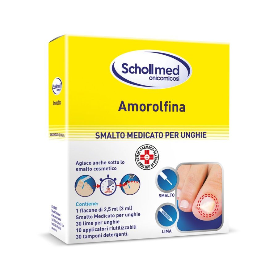 Schollmed Onicomicosi 5% Smalto Medicato, 2,5 ml