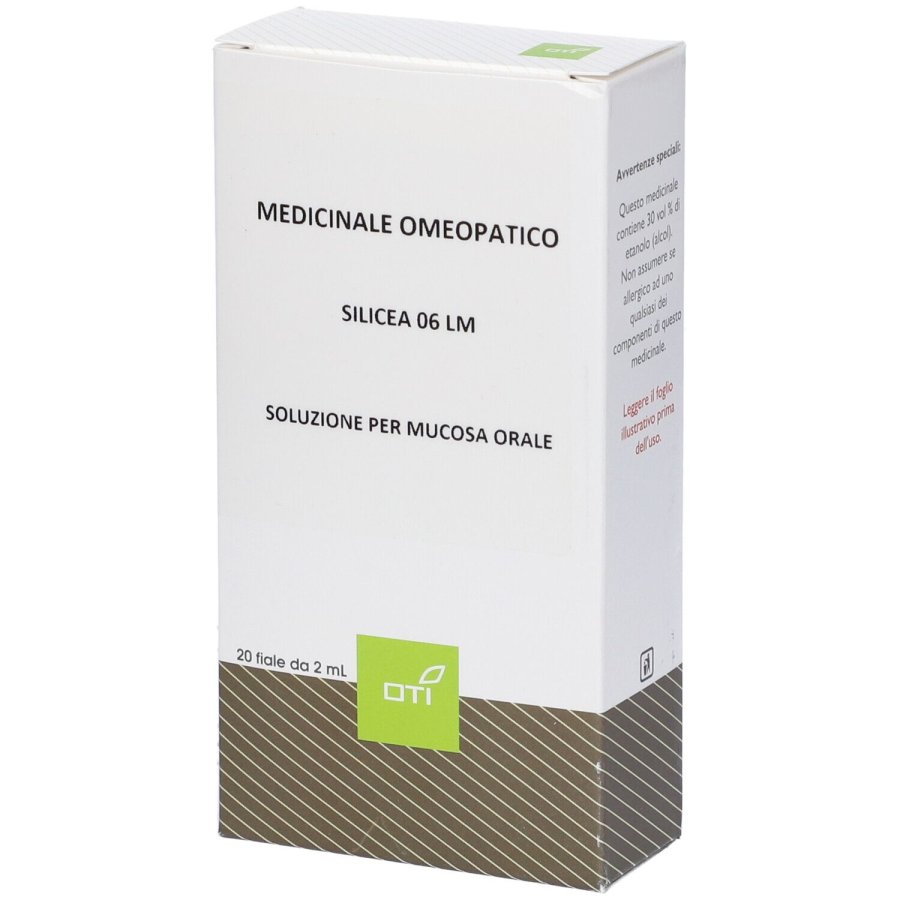 Oti, Silicea 06 LM Potenziata Liquida, 20 Fiale