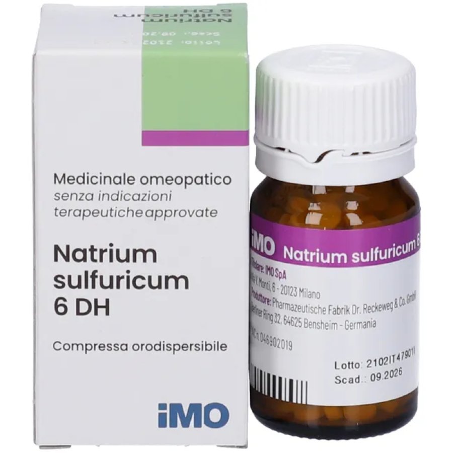 iMO Natrium Sulfuricum 6DH 200 compresse