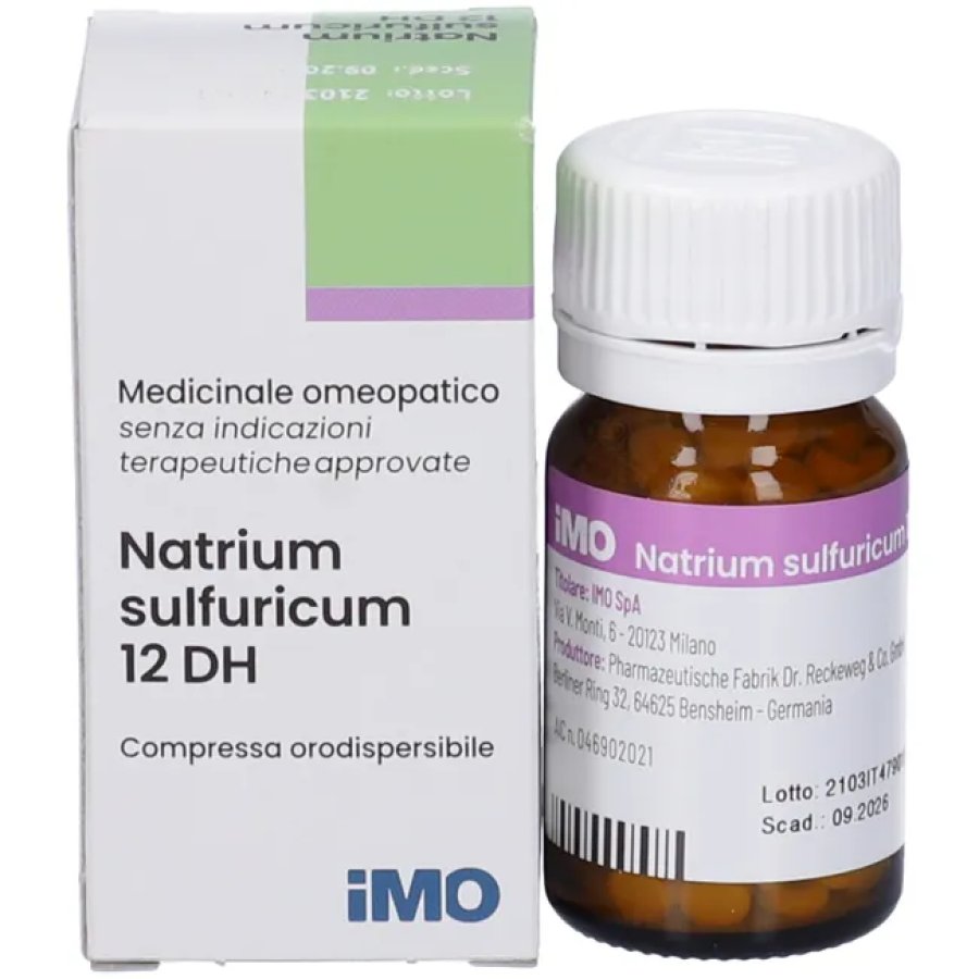 iMO Natrium Sulfuricum 12DH 200 compresse