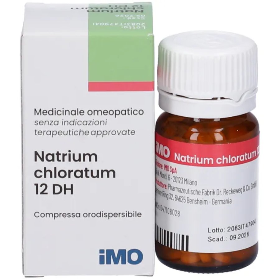 iMO Natrium Chloratum 12DH 200 compresse