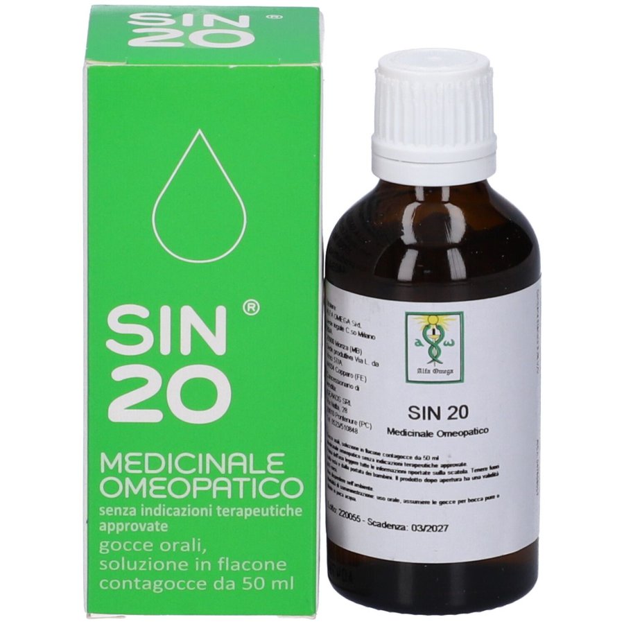 SIN 20, Gocce 50 ml
