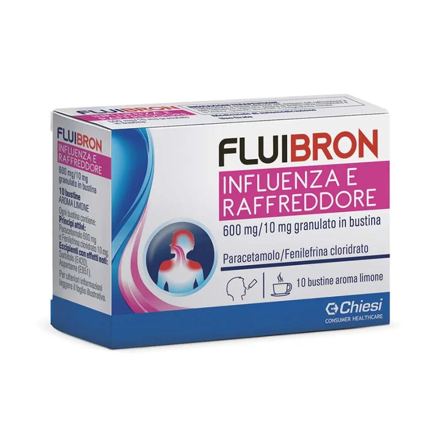 Fluibron Influenza e Raffreddore, 10 Bustine
