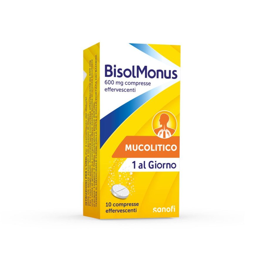 Bisolmonus Mucolitico, 10 Compresse Effervescenti Bisolmonus Mucolitico, 10 Compresse Effervescenti