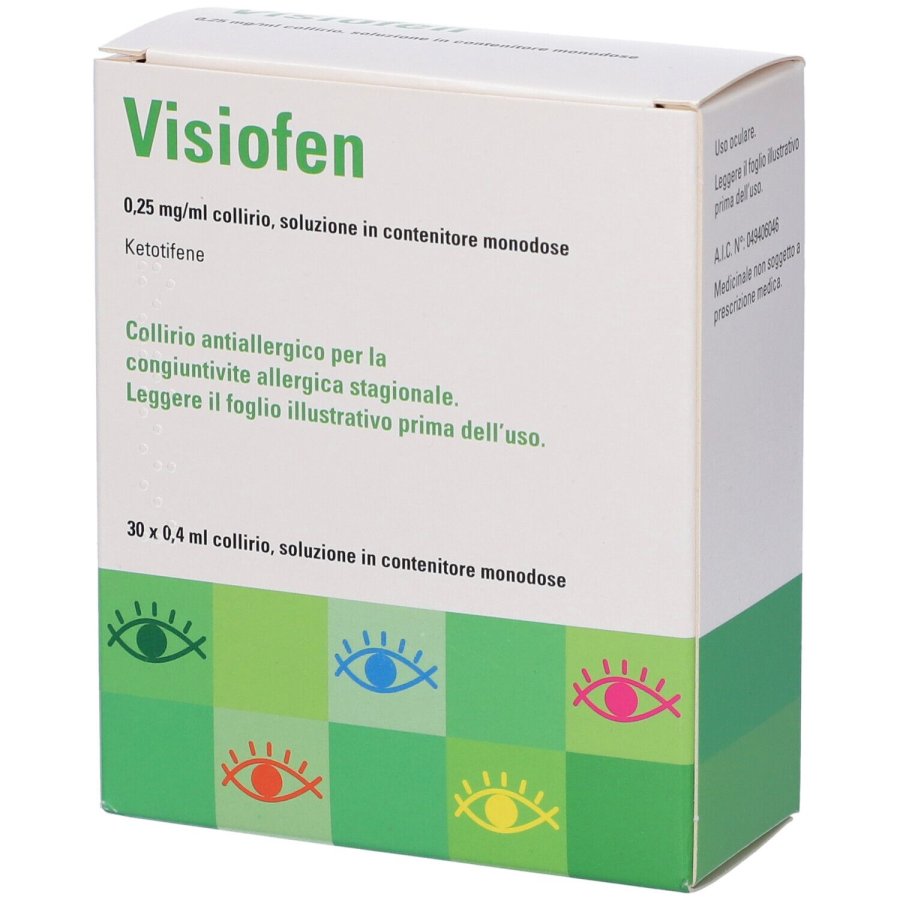 Visiofen, 0,25 mg/ml collirio, 30 x 0,4 ml