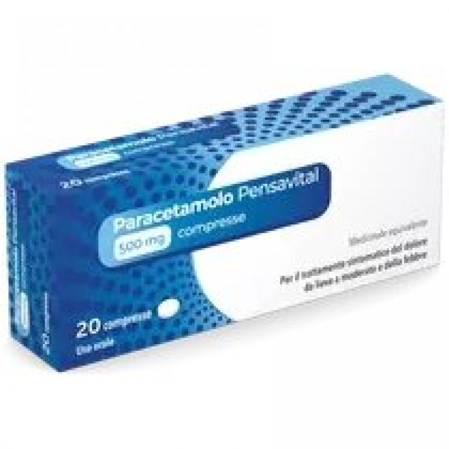 Paracetamolo Pensavital 500mg 20 Compresse - Analgesici ed Antipiretici