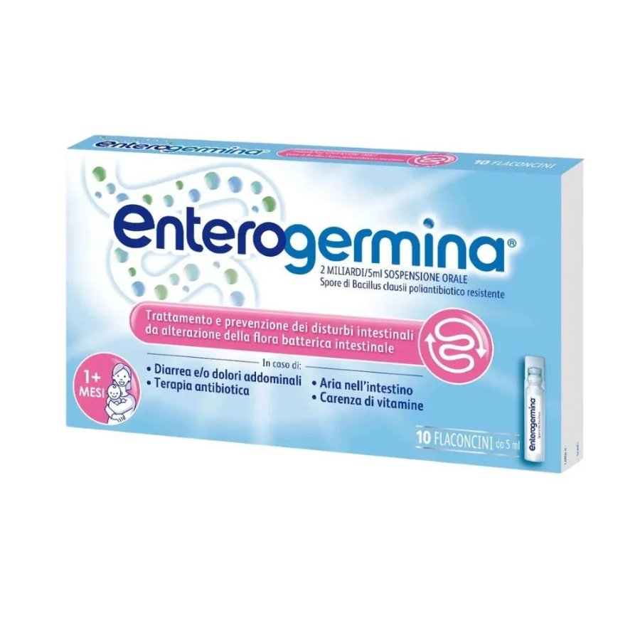 Enterogermina 2 Miliardi/5 ml,&nbsp;10 flaconcini
