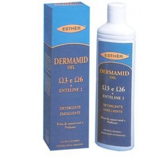 Difa Cooper - Dermamid Oil Detergente Emolliente 250ml per una Pulizia Delicata e Idratazione Profonda