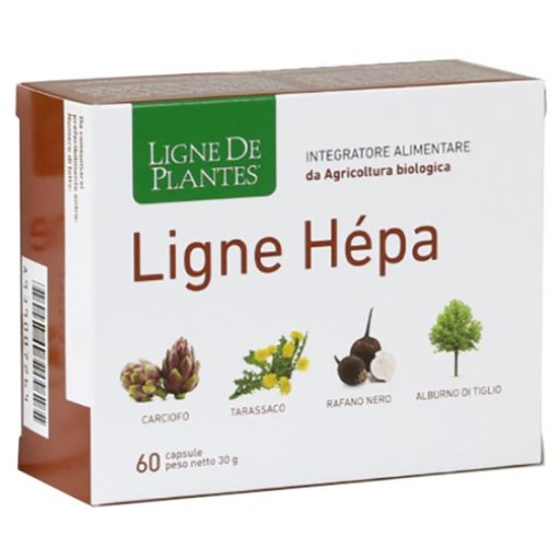 Ligne Hépa BIO - Integratore per Funzione Epatica e Digestiva - 60 Capsule