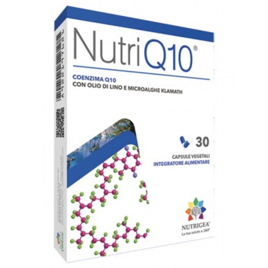 NutriQ10 30 Capsule - Integratore di Coenzima Q10 per la Salute Cardiaca