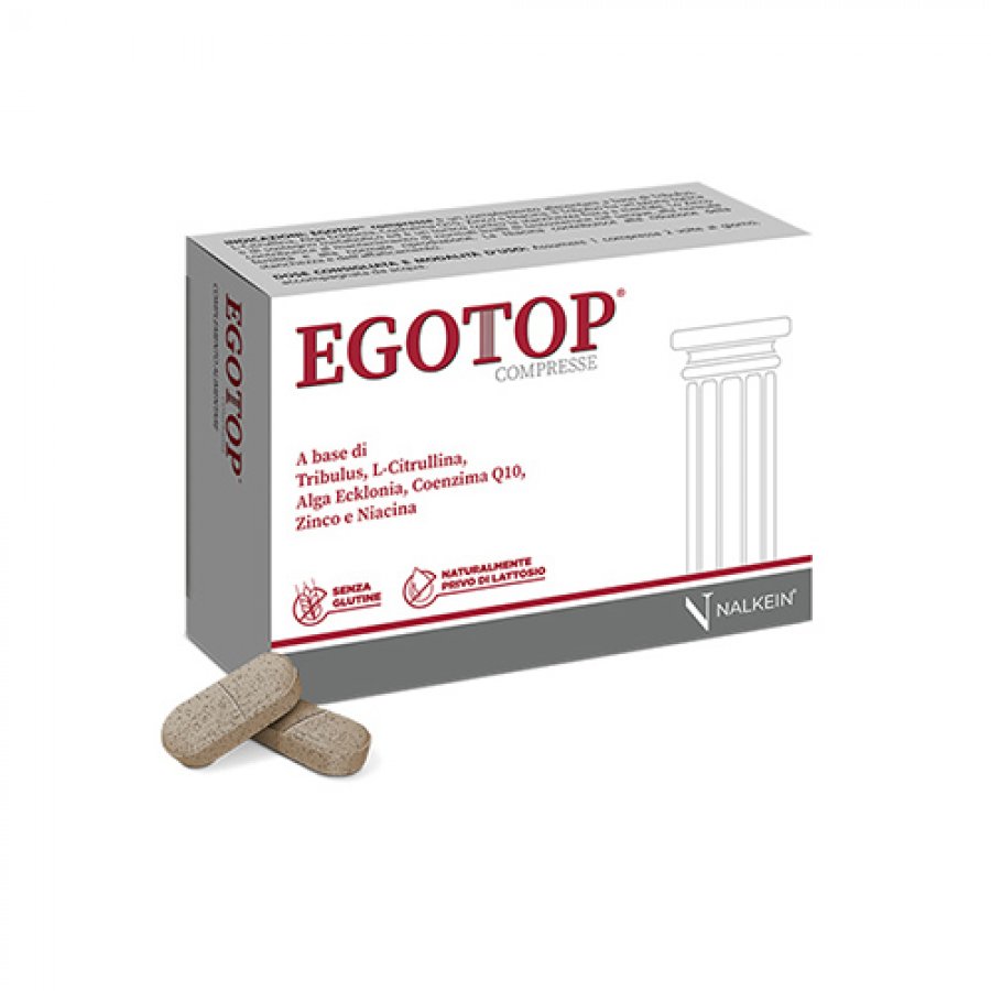 Egotop 30 Compresse - Integratore di Tribulus, L-Citrullina, Alga Ecklonia e Coenzima Q10
