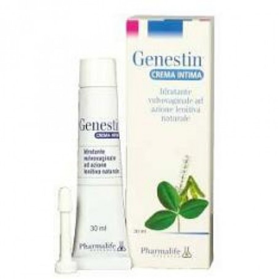 Genestin Crema Idratante e Lenitiva 30 ml - Crema per Secchezza e Atrofia della Mucosa, Menopausa