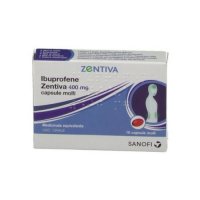 Ibuprofene Zentiva, Capsule Molli, 400mg, 10 pezzi - Trattamento Sintomatico del Dolore e Infiammazione