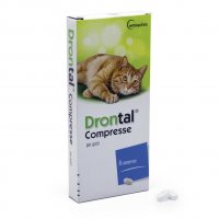 Drontal Gatto 8 Compresse Appetibili - Antiparassitario Efficace per Gatti