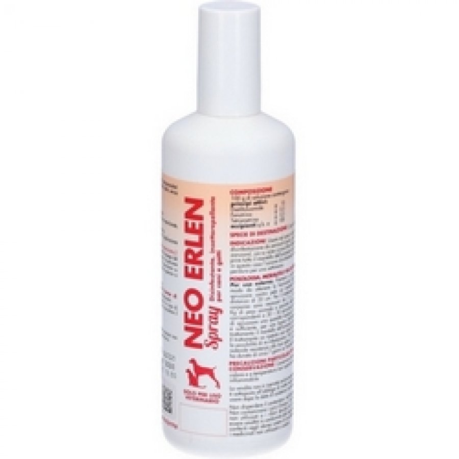 Neo Erlen Spray 200ml - Disinfettante e Insettorepellente per Cani e Gatti