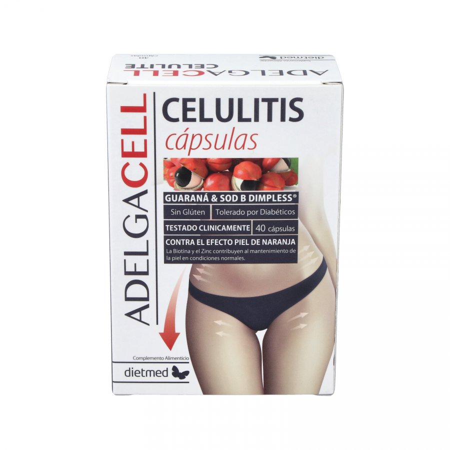 Adelgacell Cellulite 40cps - Integratore Naturale per il Controllo della Cellulite