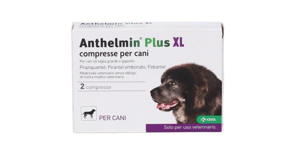 Anthelmin Plus XL, 2 Compresse