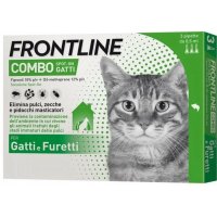 Frontline Combo Spot-On per Gatti e Furetti - 3 Pipette da 0,5ml, Protezione Efficace contro Zecche e Pulci