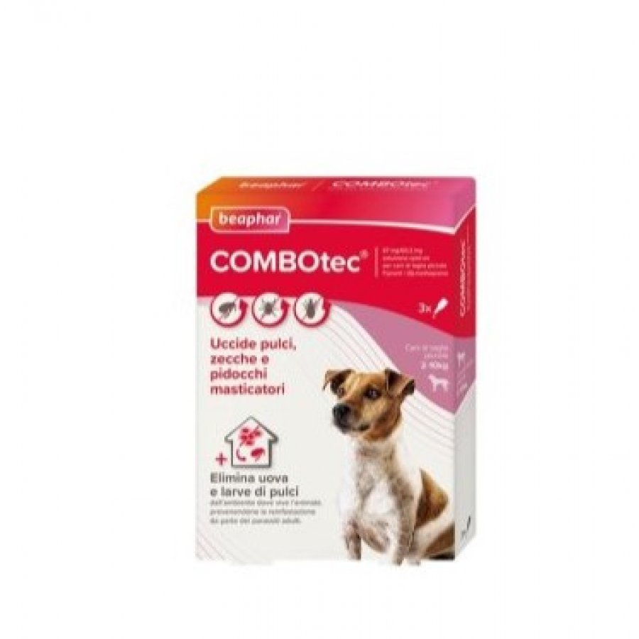 Combotec Soluzione Spot-on per Cani 3 Pipette da 0,67ml 2-10kg - Trattamento Antiparassitario per Cani di Piccola Taglia