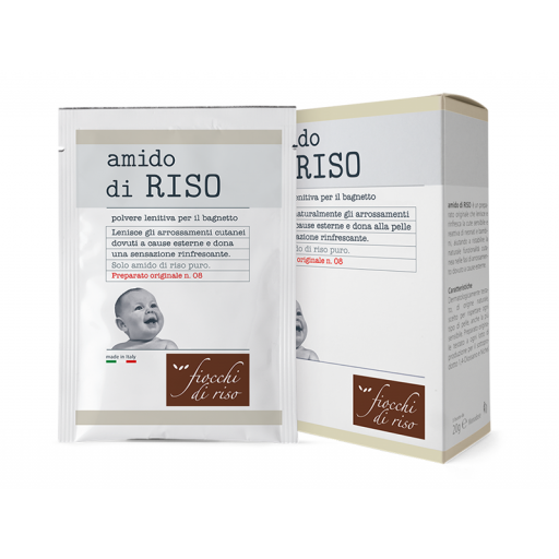 Fiocchi Di Riso Amido Di Riso 100g - Polvere Lenitiva per il Bagnetto