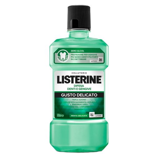 Listerine - Difesa Denti E Gengive Collutorio Gusto Delicato 500 ml