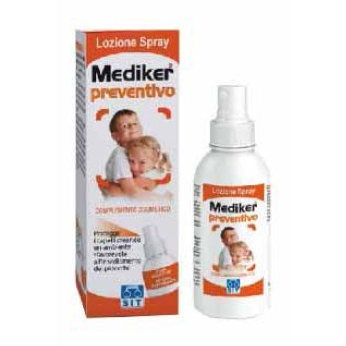 Mediker Preventivo - Spray 100ml Antipediculosi per la Protezione dei Capelli