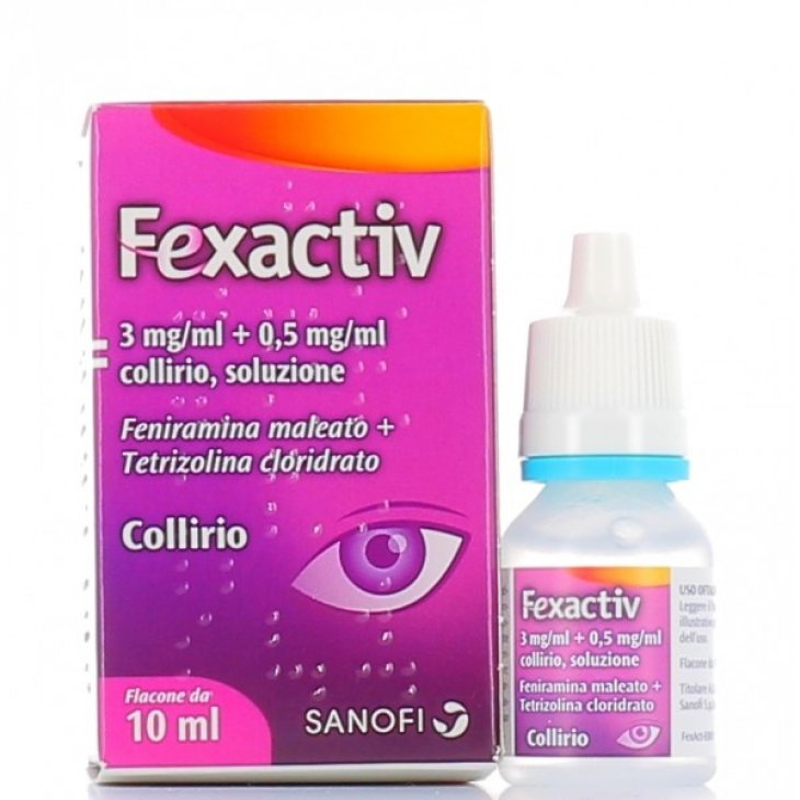 Fexactiv Collirio 10ml - Soluzione per gli Occhi Irritati di Qualità Superiore