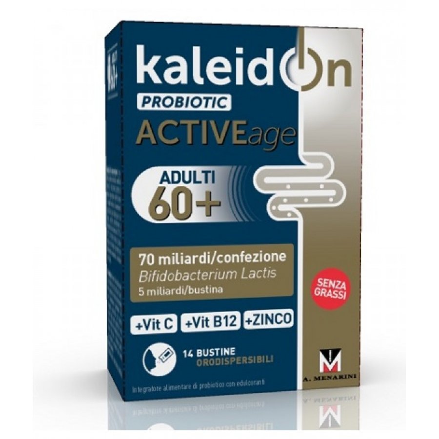 Kaleidon Probiotic Active Age Adulti 60+ Integratore - 14 bustine
