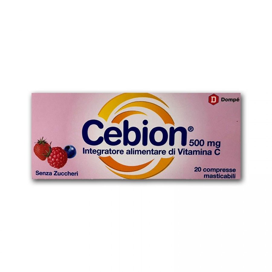Cebion - Masticabile Senza Zucchero Vitamina C 20 Compresse