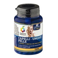 Optima Naturals - Integratore Capelli Unghie Pelle 60 Compresse - Bellezza dall'Interno