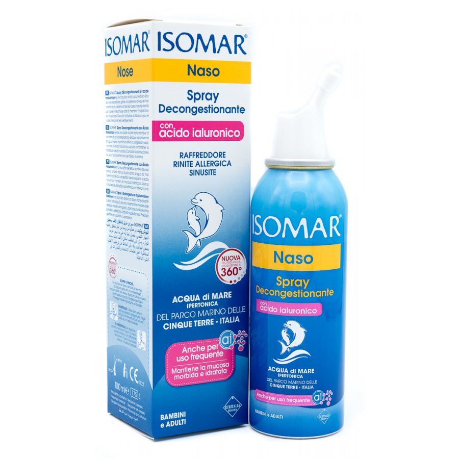 Isomar - Spray Decongestionante Acido Ialuronico 100 ml