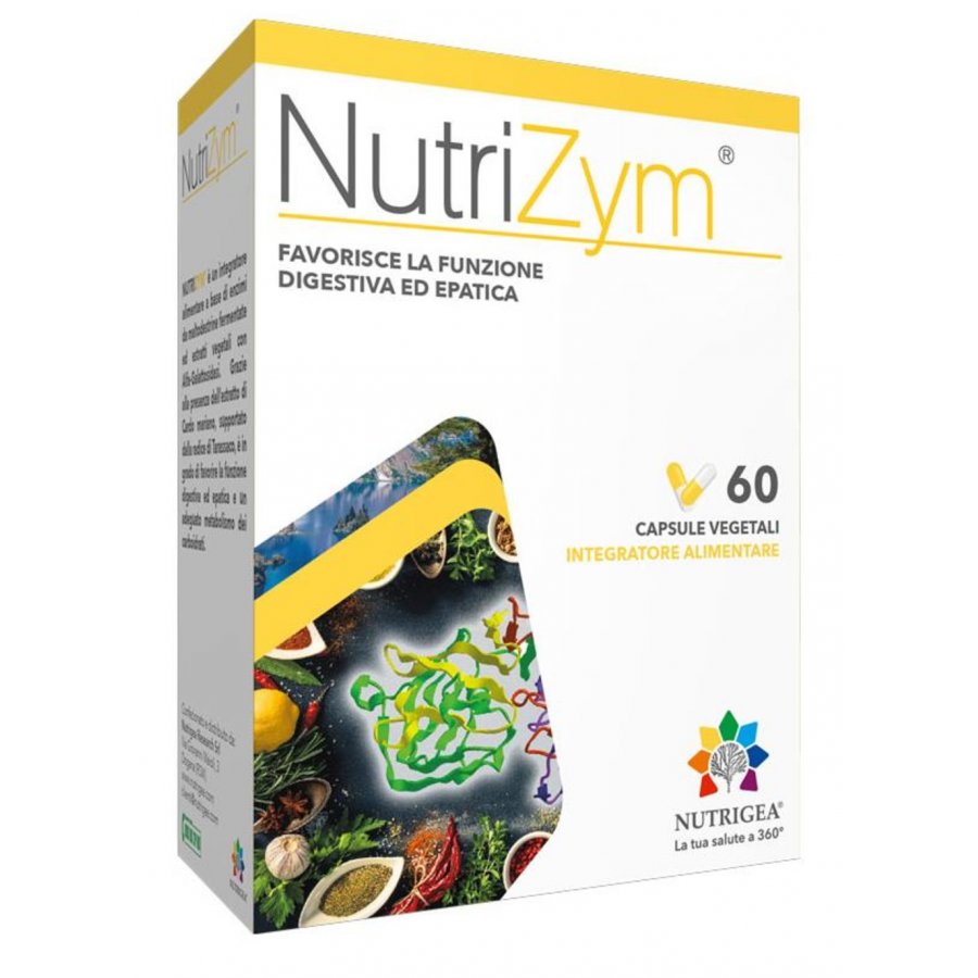 Nutrizym 60 Capsule - Integratore Enzimatico per la Digestione Ottimale