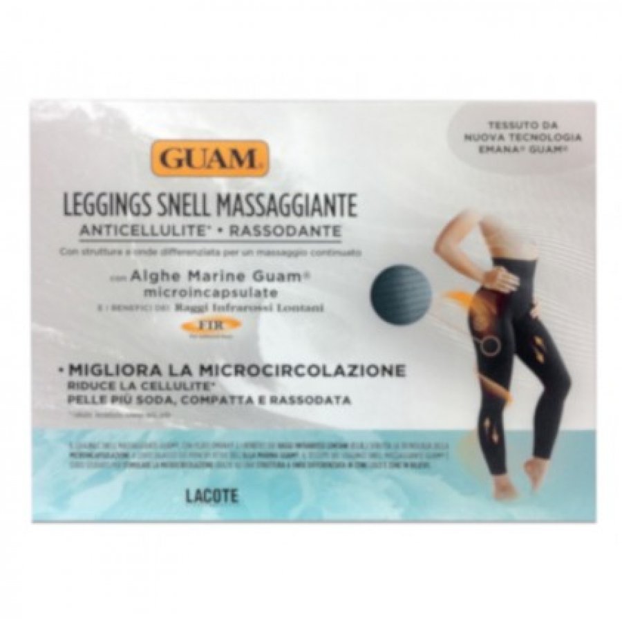 Guam - Leggings Snell Massaggiante S-M 42-44 - Leggings Modellanti Massaggianti per Taglie 42-44