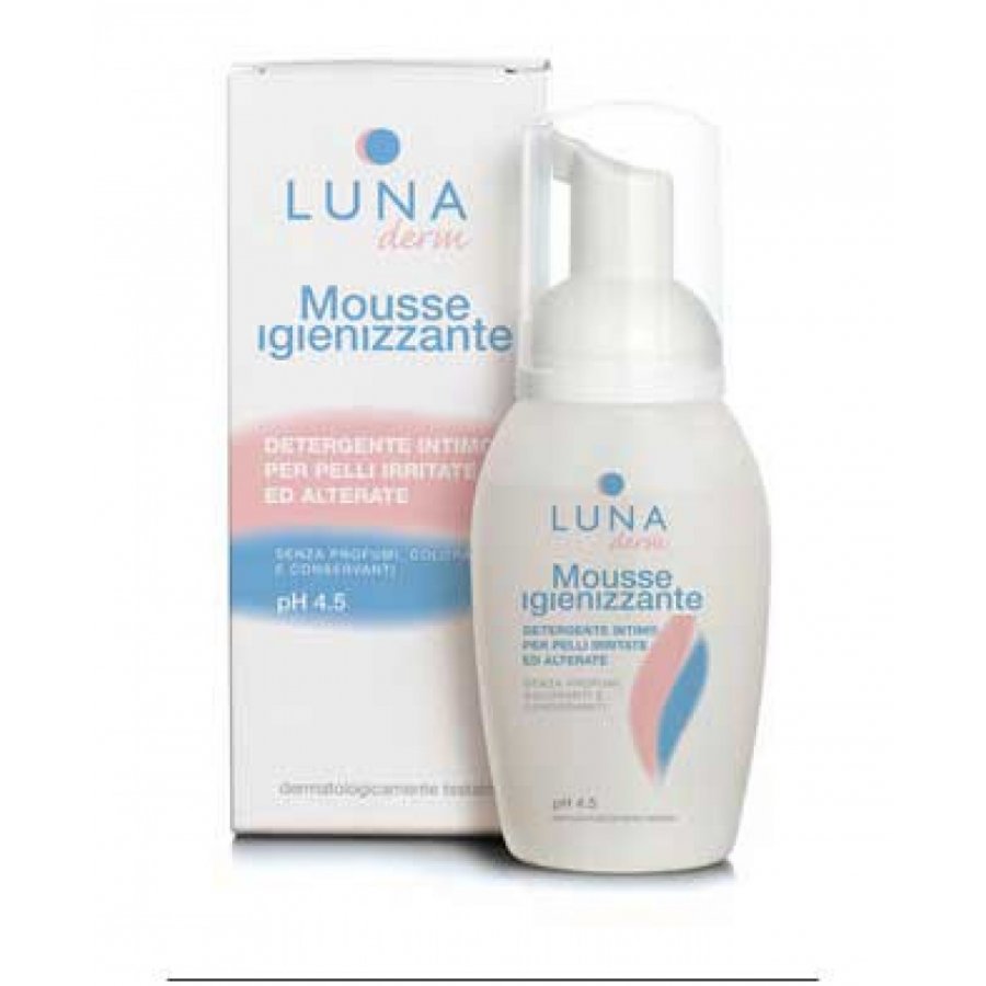 Lunaderm - Mousse Igienizzante Detergente Intimo 150ml - Delicata Pulizia Intima