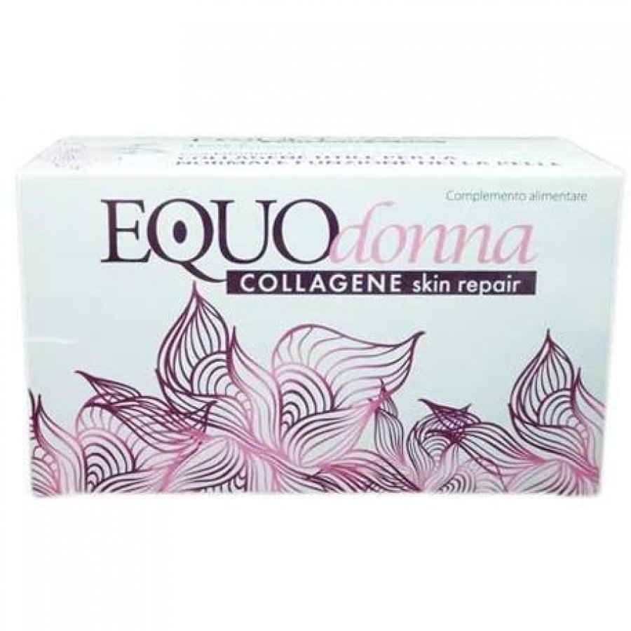 EquoDonna Collagene Skin Repair Integratore 20 Bustine Da 10 ml - Supporto alla Pelle e alla Formazione del Collagene