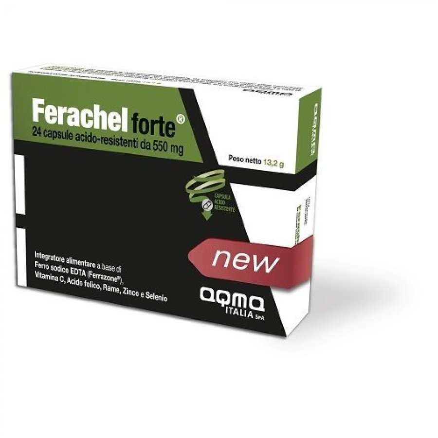 Ferachel Forte 24 compresse - Integratore di Ferro per il Tuo Benessere