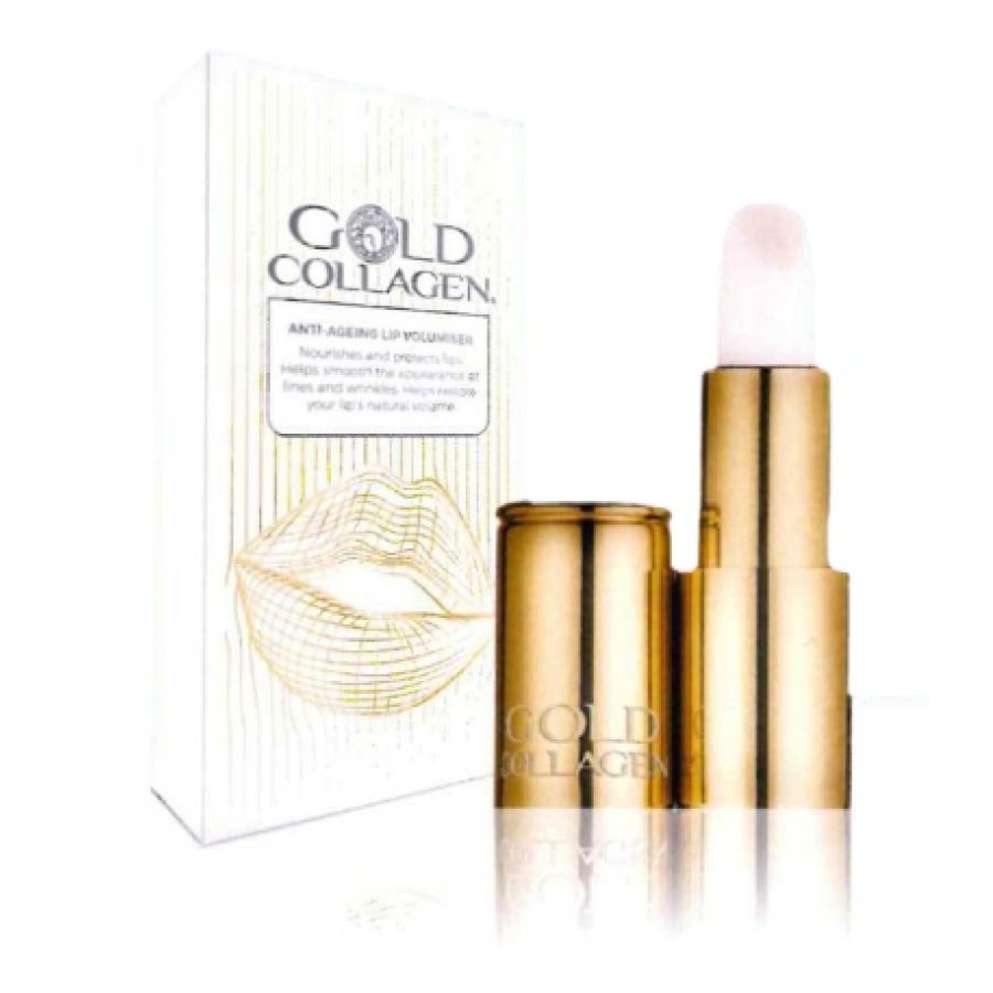 Minerva Research Labs - Gold Collagen Anti Ageing Lip Volumizer Trattamento Labbra Volumizzante e Protettivo