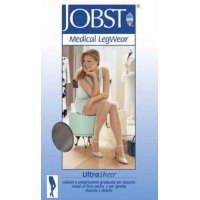 Jobst Ultrasheer Calza Compressiva Microfibra 10-15 mmHg Collant Sabbia Taglia 2