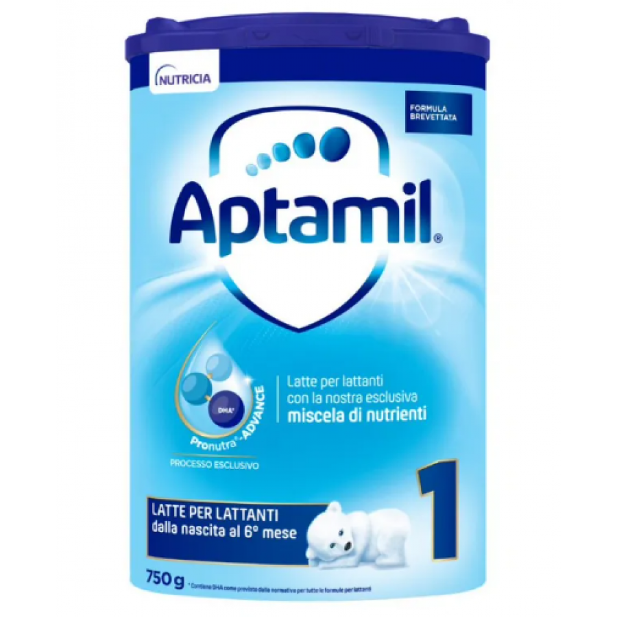 Aptamil 1 Nutricia Latte per Lattanti 750g - Formula Completa per il Primo Anno di Vita