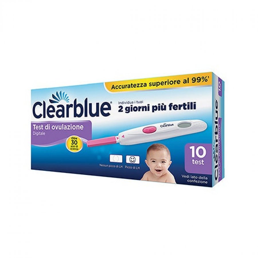 Clearblue - Test di ovulazione Digitale 10 test