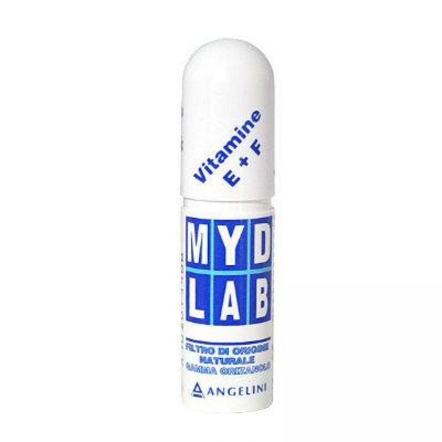 Angelini Mydlab Stick Labbra Vitaminico 5ml - Protettivo e Idratante per Labbra Secche e Screpolate