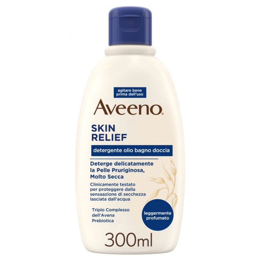 Aveeno - Skin Relief Detergente Olio Bagno Doccia 300 ml