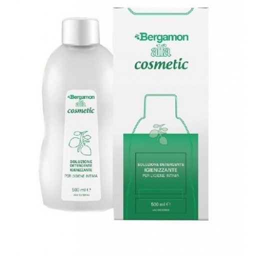 Bergamon Alfa Cosmetic Detergente Intimo Igienizzante 500ml - Detergente delicato con essenza di bergamotto